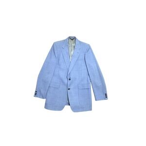 Vintage Jack Nicklaus Golden Bear Blazer Mens 44 Blue Sport Coat Jacket 70s